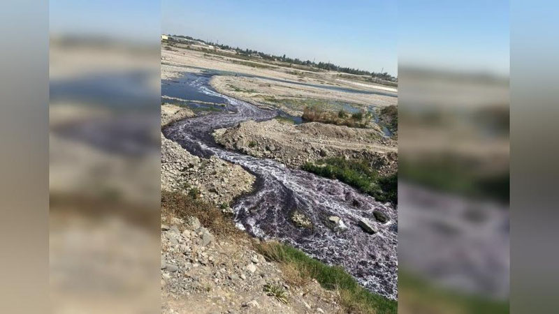 'Chirchiq daryosiga rangli oqovalar tashlanayotgani yuzasidan izoh berildi'ning rasmi