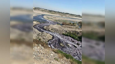 'Chirchiq daryosiga rangli oqovalar tashlanayotgani yuzasidan izoh berildi'ning rasmi