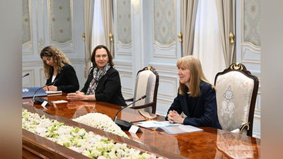 Изрображение 'Шавкат Мирзиёев принял вице-президента Всемирного банка Антонеллу Бассани'