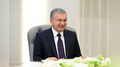 Изрображение 'Президент Узбекистана принял в Дохе руководителей крупных катарских компаний'