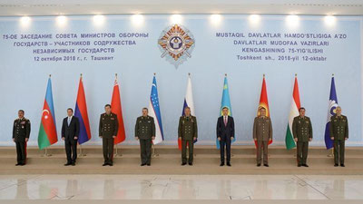'Toshkentda birinchi marta MDHga a`zo mamlakatlarning Mudofaa vazirlari kengashining yig`ilishi bo`lib o`tdi'ning rasmi