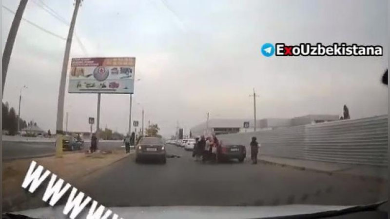 Изрображение 'ГУВД прокомментировало момент наезда на пешехода в Сергели'