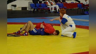 'Farg`onada sambo bo`yicha mamlakat birinchiligi start oldi'ning rasmi