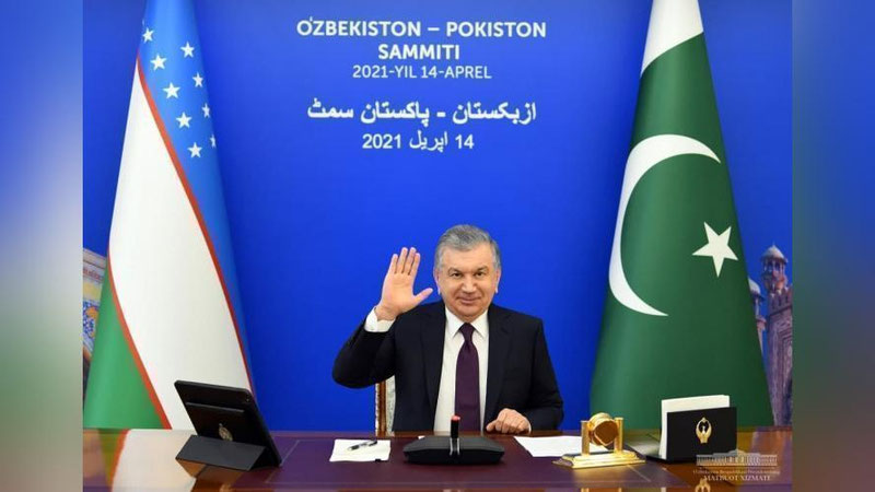 'O`zbekiston va Pokiston etakchilari ko`p qirrali sheriklikni rivojlantirish bo`yicha aniq qadamlarni belgilab oldi'ning rasmi