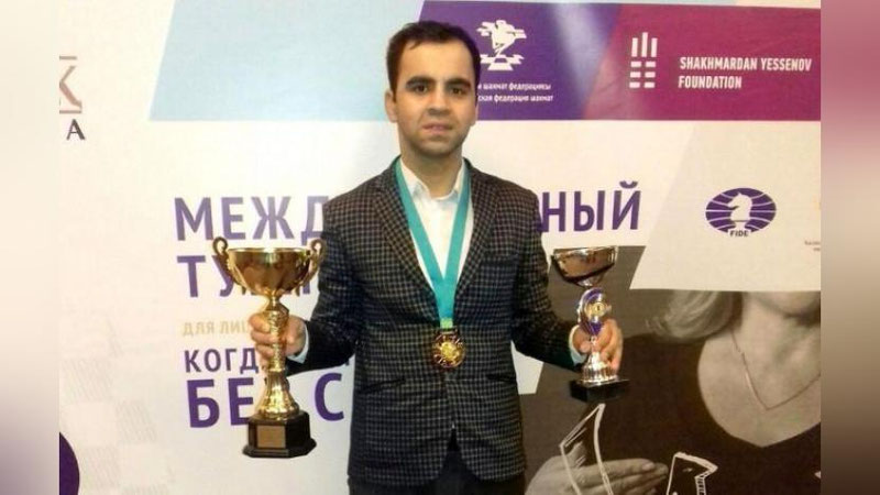 'Hamyurtimiz zaif eshituvchilar o`rtasida o`tkazilgan xalqaro shaxmat turnirida g`olib bo`ldi'ning rasmi