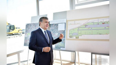 'Prezident yangi aeroport qurilishini borib ko`rdi'ning rasmi