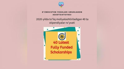 'Xorijiy davlatlarda to`liq  moliyalashtirilgan stipendiyalar ro`yxati e`lon qilindi'ning rasmi