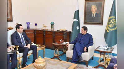 'Сардор Умурзаков Покистон бош вазири Имрон Хон билан учрашди'ning rasmi