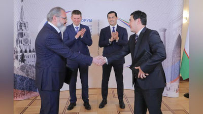 'Ўзбекистон ва Россия ўртасида 9 миллиард долларга тенг 600 та битим имзоланди'ning rasmi