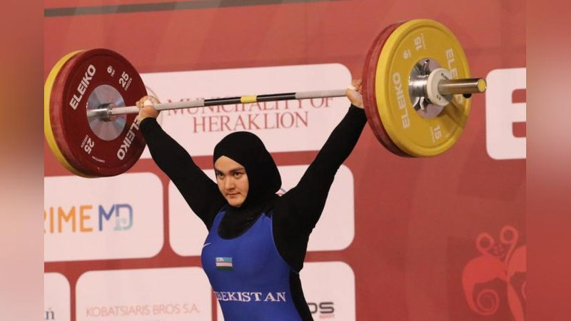 'Оғир атлетика. Турсуной Жабборова жаҳон чемпионати олтин медалини қўлга киритди'ning rasmi