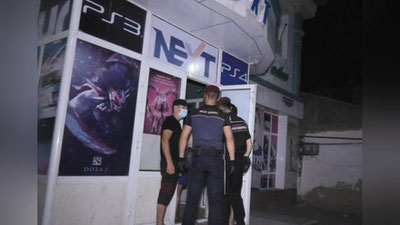 Изрображение 'Ночной рейд выявил работающий в Нукусе компьютерный клуб, заполненный подростками'