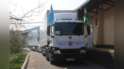 '​Prezident Shavkat Mirziyoev topshirig`i bilan Tojikistonga 60 tonna insonparvalik yordami jo`natildi'ning rasmi