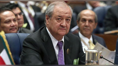 'Abdulaziz Kamilov Hindistonga boradi'ning rasmi