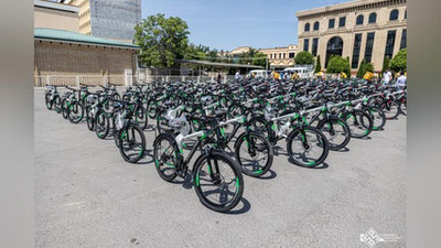 'Toshkentdagi bir qator ovqatlanish tarmoqlari kurerlariga 200 ta velosiped tarqatildi'ning rasmi