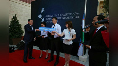 'Yangi universitetining  tanatanli ochilish marosimi bo`lib o`tdi'ning rasmi