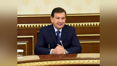 '​O`ZBEKISTON PREZIDENTI BMT DELEGASIYaSINI QABUL QILDI'ning rasmi