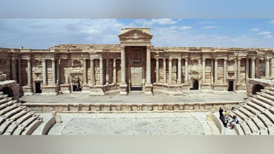 Изрображение 'БОЕВИКИ ИГИЛ РАЗРУШИЛИ ЧАСТЬ ДРЕВНЕГО ТЕАТРА В ПАЛЬМИРЕ'