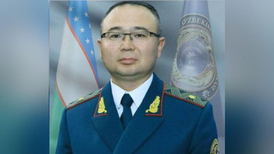 Изрображение 'В Ферганской области сменился начальник УВД'