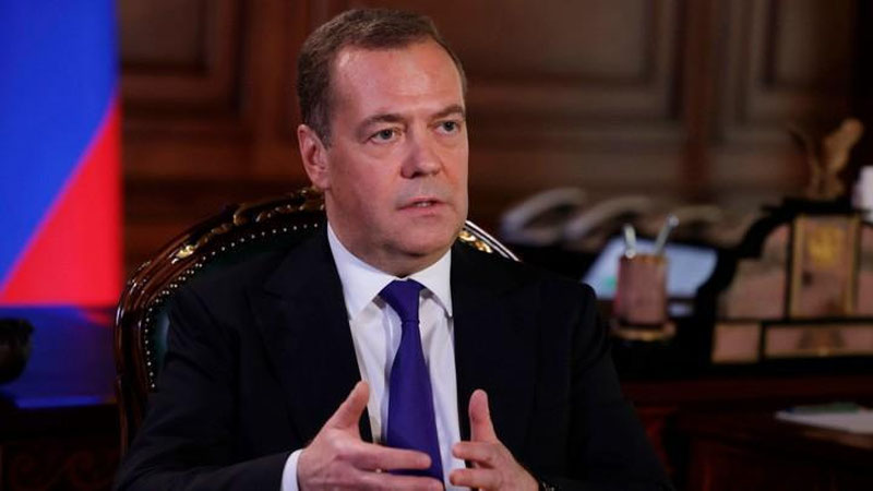 'Rossiya, agar zarur bo`lsa, yadro quroli qo`llashga haqli — Medvedev'ning rasmi