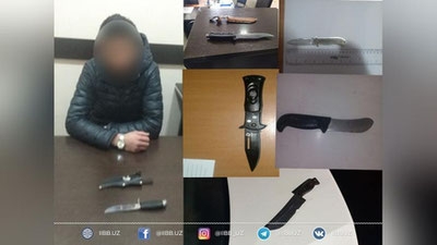 'IIBB xodimlari Toshkentda ikki kun davomida 224 ta pichoqlarni olib qo`yishdi'ning rasmi