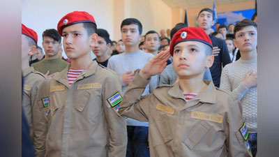 'Qoraqalpoq yoshlari harbiylardan o`rnak olmoqda'ning rasmi