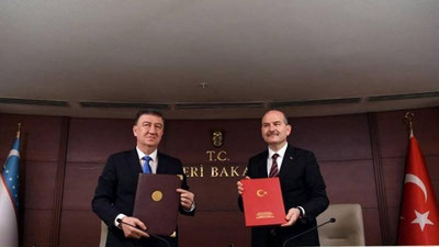 'Po`lat Bobojonov Turkiya Ichki ishlar vaziri bilan uchrashdi(foto)'ning rasmi