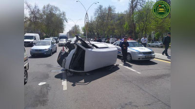 'Toshkentda "Lasetti",  "Damas" va "Spark" avtomobillari halokatga uchradi'ning rasmi