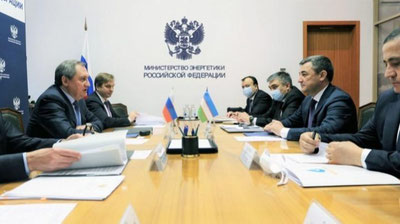 'O`zbekiston va Rossiya energetika vazirlari hamkorlik jarayonini muhokama qildi'ning rasmi