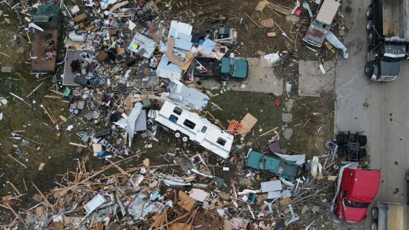 'AQShga yana kuchli tornado zarba berdi'ning rasmi