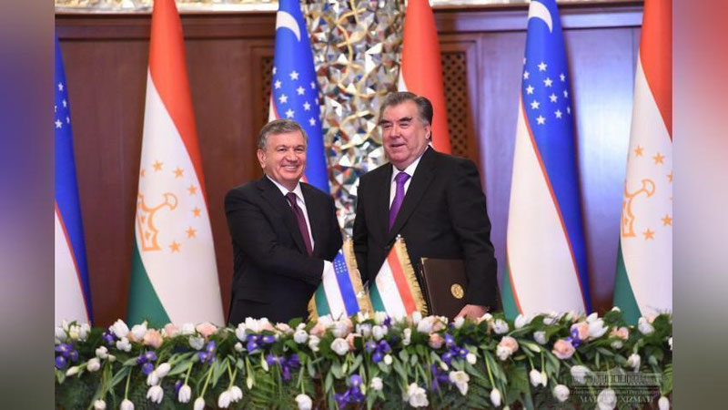 Изрображение 'ЗАЯВЛЕНИЕ ГЛАВ УЗБЕКИСТАНА И ТАДЖИКИСТАНА ОБ УКРЕПЛЕНИИ ДРУЖБЫ И ДОБРОСОСЕДСТВА'