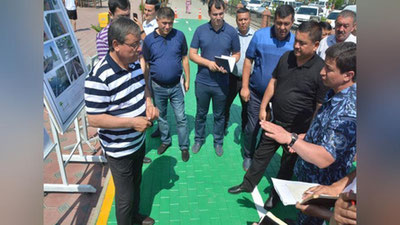 '​Andijon shahrida velosipedchilar uchun yo`laklar tashkil etiladi (foto)'ning rasmi