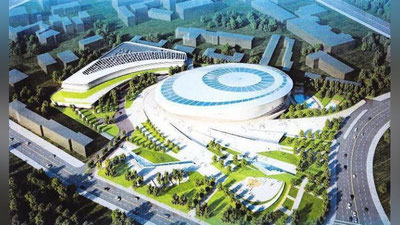 'Toshkentda “Humo” ko`p tarmoqli muz saroyi qurilishi boshlandi'ning rasmi