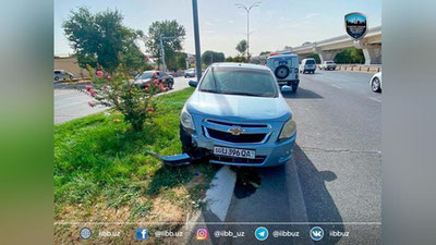 Изрображение 'В Ташкенте скончался водитель "Кобальта", потерявший сознание за рулем и попавший в ДТП'