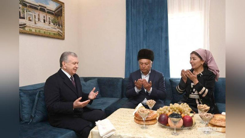 'Shavkat Mirziyoev Andijon tumanidagi Sadda tagi mahallasida bo`ldi'ning rasmi