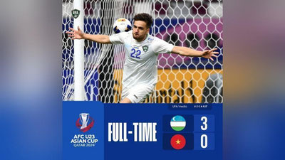 Изрображение 'Олимпийская сборная вышла в четвертьфинал Кубка Азии с первого места в группе'