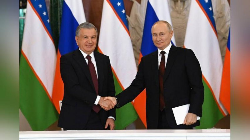 'Ўзбекистон ва Россия ҳамкорлигини янада ривожлантирувчи ҳужжатлар имзоланди'ning rasmi