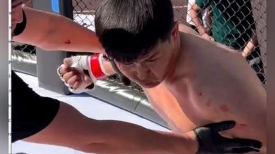 Изрображение '"Низкий поступок" в бою казахстанца и узбекистанца возмутил фанатов (видео)'