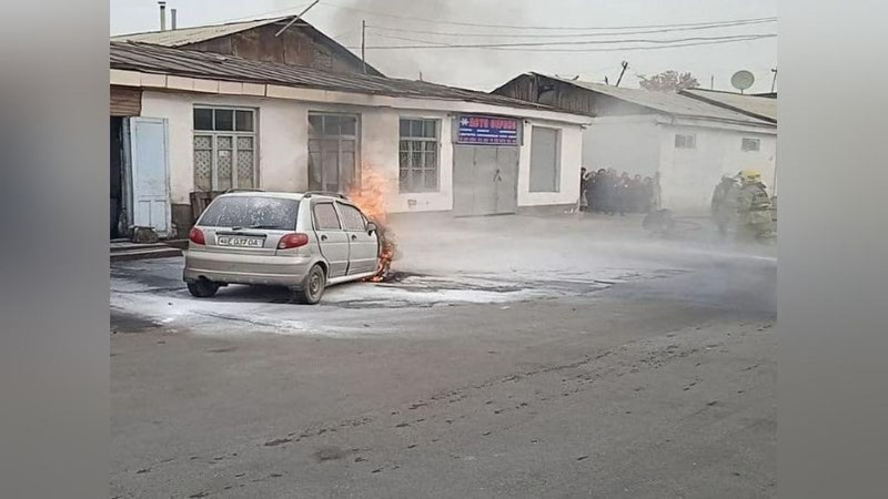 'Фарғонада "Мatiz" ёниб кетди'ning rasmi