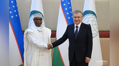 Изрображение 'Президент Узбекистана обсудил с Генсеком ОИС экологические проблемы Приаралья'