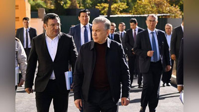 Изрображение 'Президент побывал на новой подстанции в Шайхантахурском районе Ташкента (фото)'