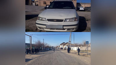 'Chiroqchida 6 yoshli o`quvchini Nexia urib ketdi: bolaning ahvoli og`ir. Haydovchi IIB xodimi ekani aytilmoqda'ning rasmi