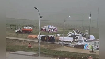 Изрображение 'Проливные дожди внесли корректировку в работу организаторов фестиваля "Байсун бахори" (видео)'