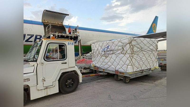 'O`zbekistonga yana 1million doza vaksina olib kelindi'ning rasmi