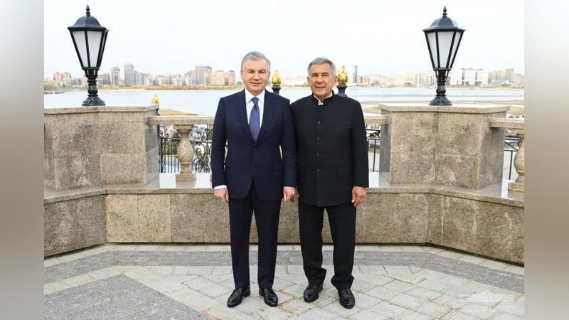 'Президент Татаристон Раиси билан музокара ўтказди'ning rasmi