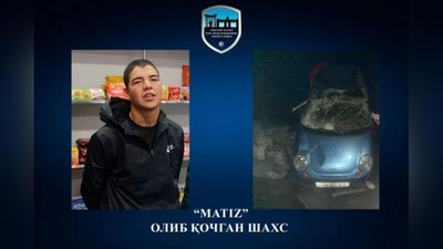 'Farg`onada o`g`irlangan "Matiz" pachoqlangan holda topildi'ning rasmi