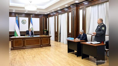 Изрображение 'Президент Узбекистана дал поручения по повышению обороноспособности страны'