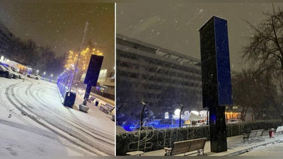 Изрображение 'В Узбекистане начали отключать рекламные билборды и вывески в холода'