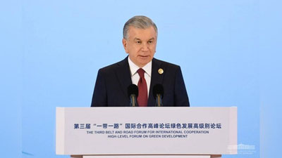 Изрображение 'Шавкат Мирзиёев выдвинул инициативы для достижения целей «зеленого» развития в Центральной Азии'