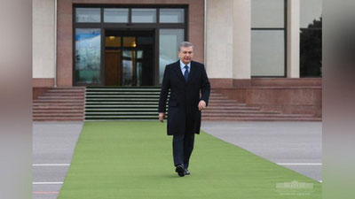 'Prezident Namanganga jo`nab ketdi'ning rasmi