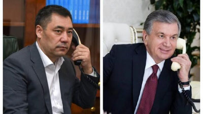 'Shavkat Mirziyoev va Qirg`iz Respublikasi Prezidenti  telefon orqali muloqot qildi'ning rasmi